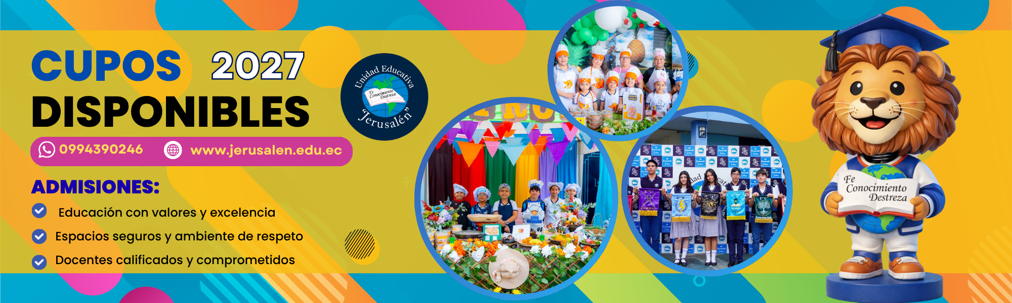 Banner de admisión